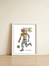 Jugador 84 — framed, leaning against the wall thumbnail