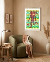 Jugador Nuevo 44 framed in a tender room thumbnail