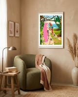 My Ara Bird framed in a tender room thumbnail
