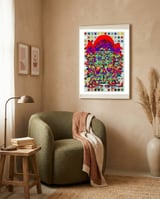 Graffiti Digital 41 framed in a tender room thumbnail