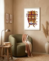 Mujer B 4  framed in a tender room thumbnail