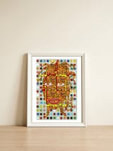 Mujer B 17 — framed, leaning against the wall thumbnail