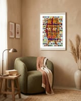 Mujer B 18 framed in a tender room thumbnail