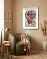 Mujer B 19 framed in a tender room thumbnail