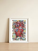 Mujer B 20 — framed, leaning against the wall thumbnail