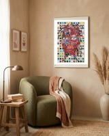 Mujer B 20 framed in a tender room thumbnail