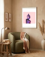 Bodhgaya #society6 #decor #buyart framed in a tender room thumbnail