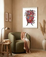 Mujer B 51 framed in a tender room thumbnail