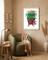 Mujer B 53 framed in a tender room thumbnail