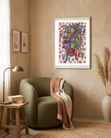 Mujer B 26 framed in a tender room thumbnail