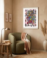Mujer B 41 framed in a tender room thumbnail