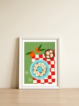 Christmas Wreath Cake — framed, leaning against the wall thumbnail