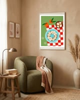 Christmas Wreath Cake framed in a tender room thumbnail