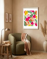 Warm Hearted Nature #society6artprint #society6 #decor framed in a tender room thumbnail
