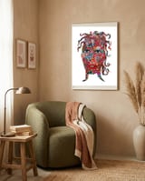 Mujer B 56 framed in a tender room thumbnail