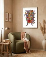 Mujer B 57 framed in a tender room thumbnail