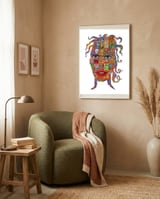 Mujer B 58 framed in a tender room thumbnail