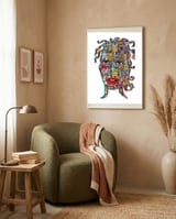 Mujer B 62 framed in a tender room thumbnail