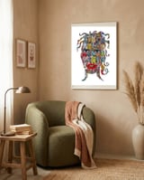Mujer B 65 framed in a tender room thumbnail