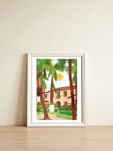 Isla Art Print — framed, leaning against the wall thumbnail