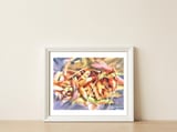 Bean Pods  — framed, leaning against the wall thumbnail