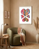 4 Corazones 13  framed in a tender room thumbnail