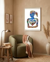 Mujer Digital 3 5 framed in a tender room thumbnail