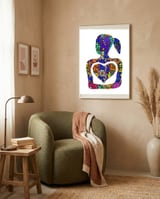 Mujer Digital 3 7  framed in a tender room thumbnail