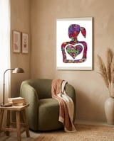 Mujer Digital 3 9  framed in a tender room thumbnail