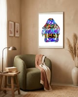 Mujer Digital 4 2  framed in a tender room thumbnail