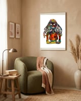 Mujer Digital 4 5 framed in a tender room thumbnail