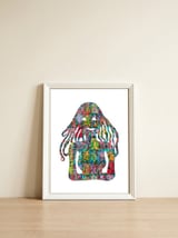 Mujer Digital 4 10 — framed, leaning against the wall thumbnail
