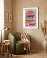 Abstracto Pop Nuevo B Nuevo 16 framed in a tender room thumbnail