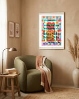 Abstracto Pop Nuevo B Nuevo 18 framed in a tender room thumbnail