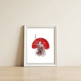 Samourai Trooper — framed, leaning against the wall thumbnail