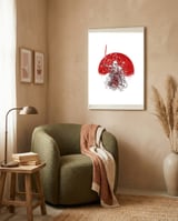 Samourai Trooper framed in a tender room thumbnail
