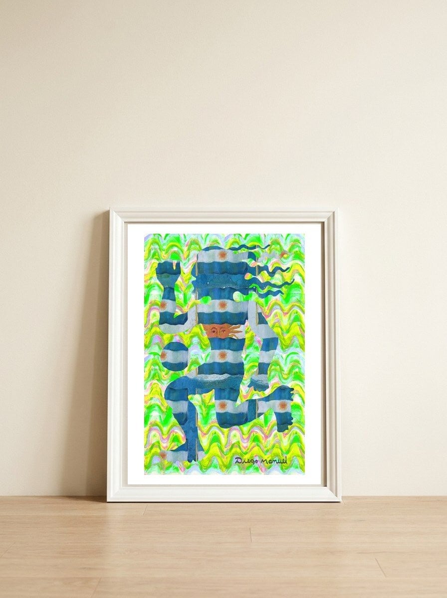 Jugador Nuevo 1 Nuevo 15 — framed, leaning against the wall