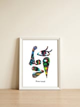 Graffiti Digital 12 2022 4  — framed, leaning against the wall thumbnail