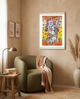 Graffiti Digital 12 2022 B 5 framed in a tender room thumbnail