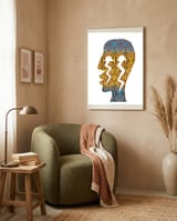 Perfil Con Rayos 7 framed in a tender room thumbnail