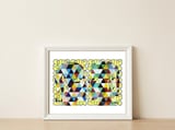 Graffiti Digital 12 2022 D 1 — framed, leaning against the wall thumbnail