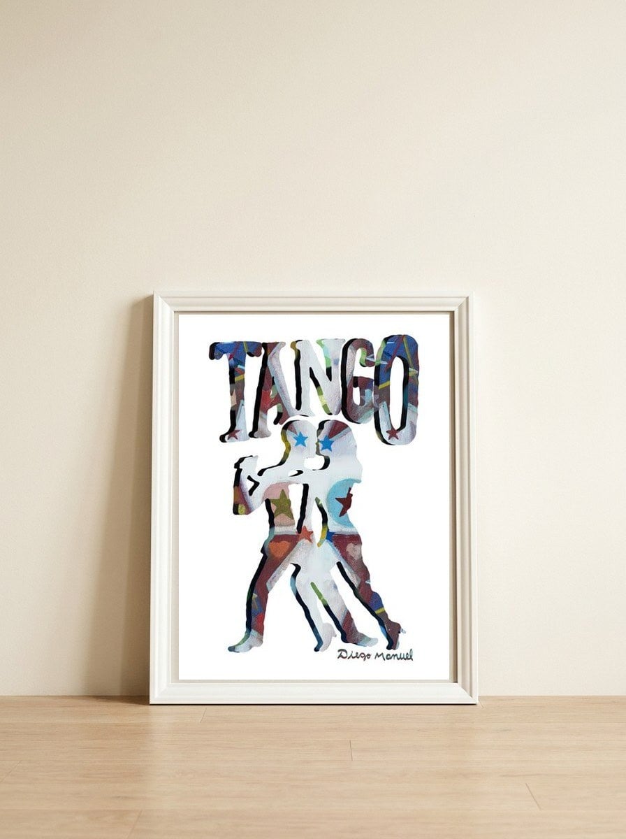 Tango 10  — framed, leaning against the wall