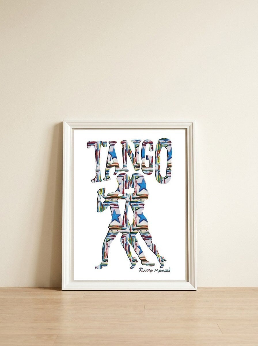 Tango 14  — framed, leaning against the wall