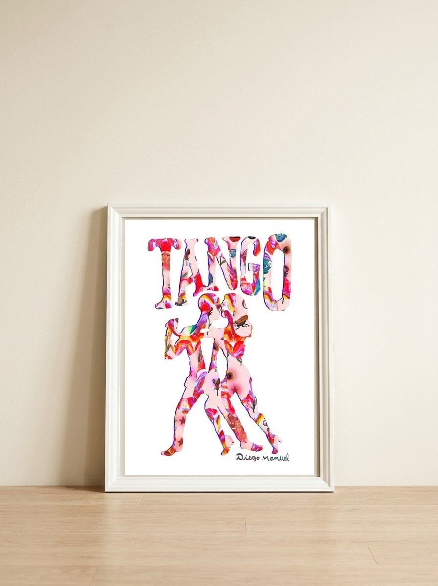 Tango 29 — framed, leaning against the wall