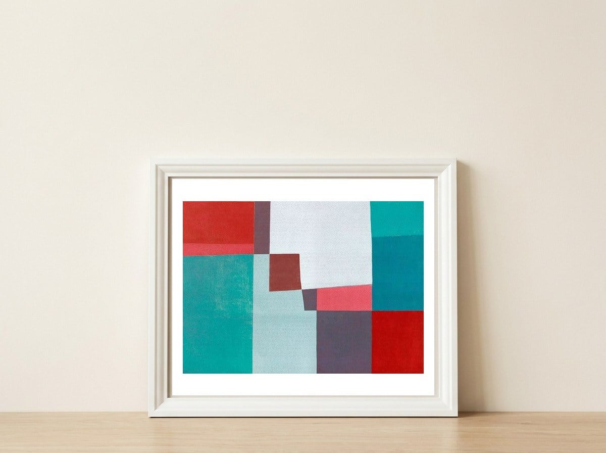 Fleeing Trends 01 — framed, leaning against the wall