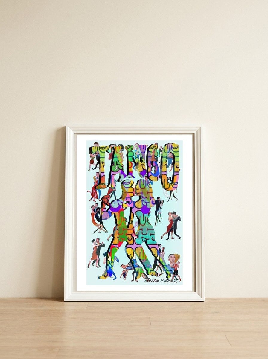 Tango C 5 — framed, leaning against the wall