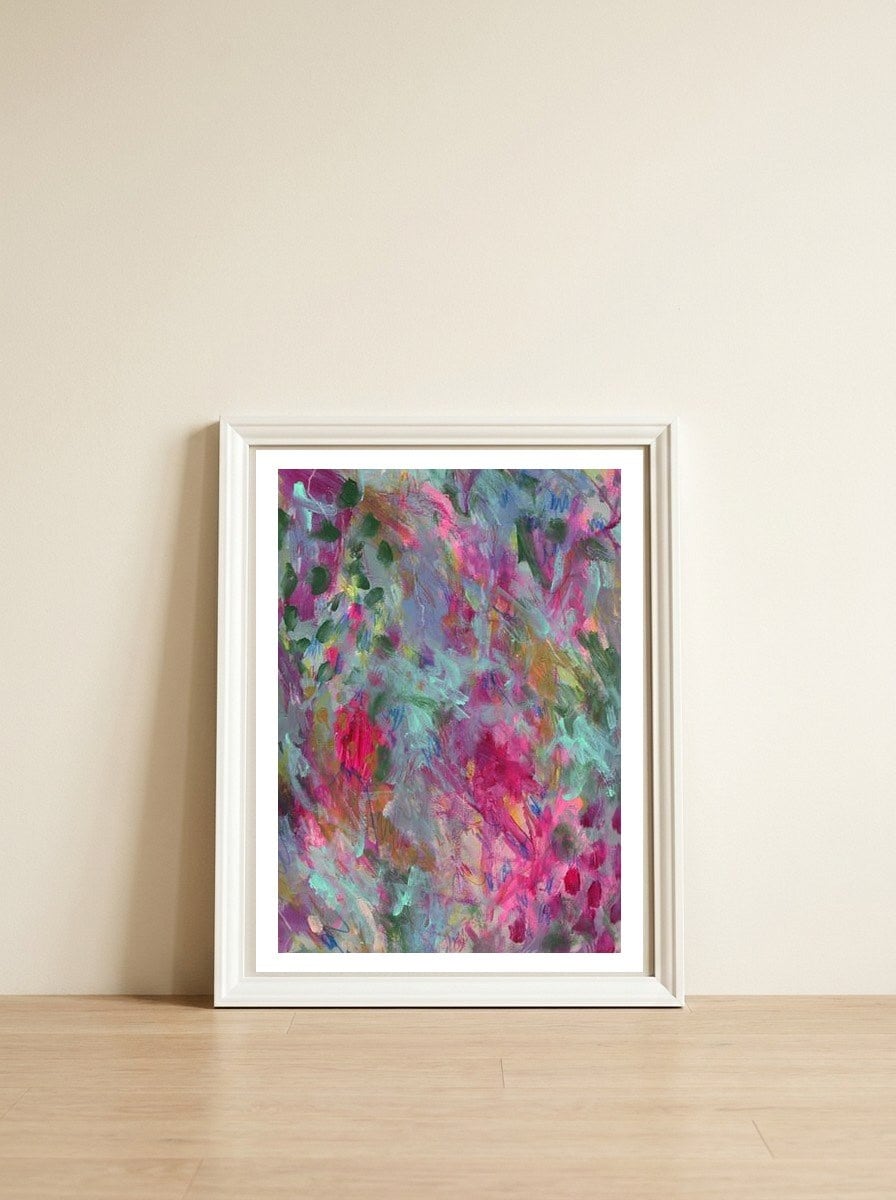 Move On — framed, leaning against the wall
