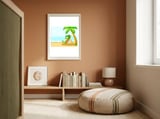Happy summer framed in a gentle room thumbnail