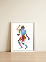 Dance Girl B 1  — framed, leaning against the wall thumbnail