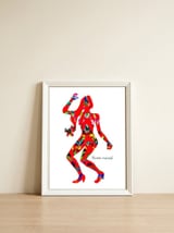 Dance Girl B 5  — framed, leaning against the wall thumbnail